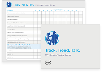 MPN Symptom Tracking Calendar.