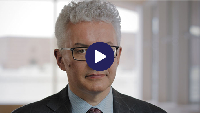 Image leads to video of Dr Verstovsek discussing the factors that contribute to thrombotic risk in PV.