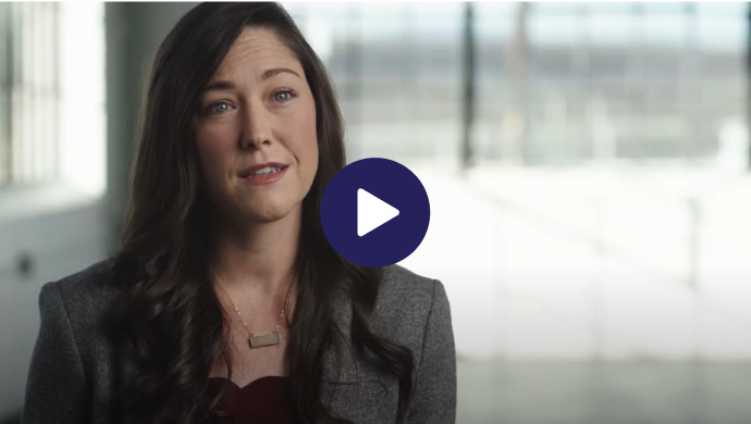 Image leads to video of Lindsey Lyle discussing monitoring blood counts to inform treatment decisions in PV