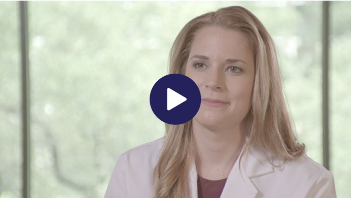 Image leads to video of Dr Scherber talking about identifying and classifying PV symptoms.